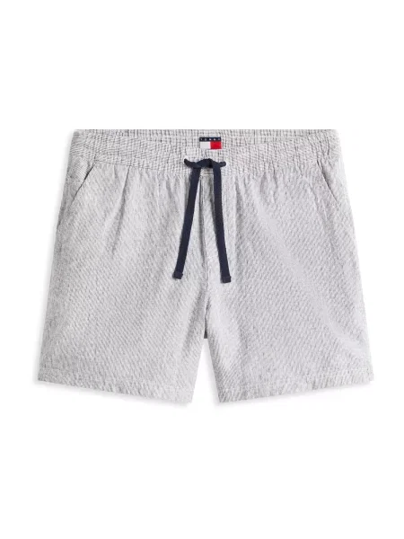 Tommy Jeans Kalhoty modrá bílá