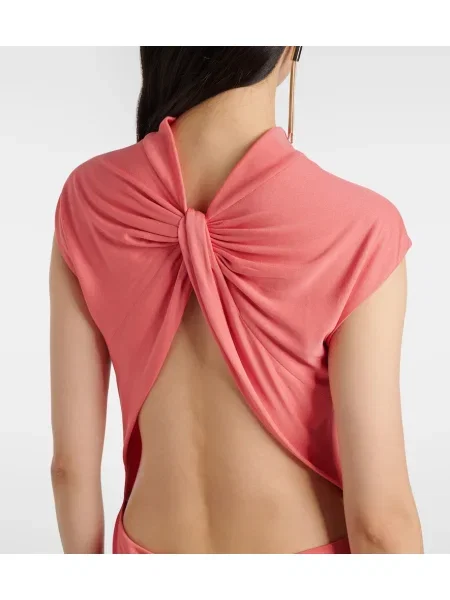 Rochie Tom Ford din jerseu roz