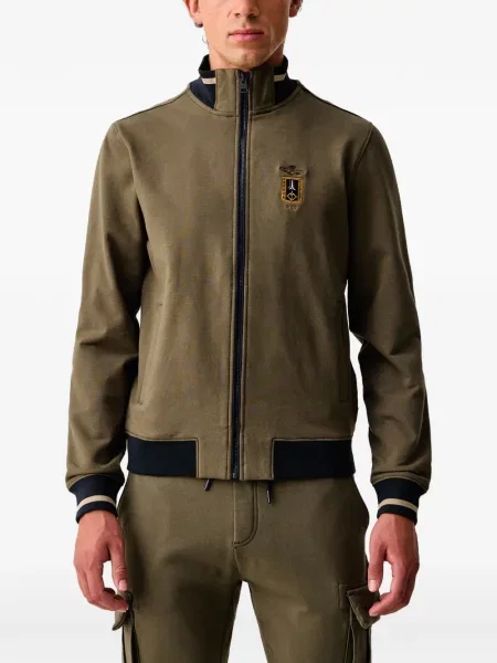 Hanorac cu fermoar Aeronautica Militare cu autograf verde