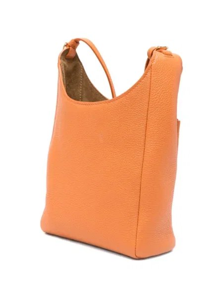 Body Miu Miu din piele portocaliu