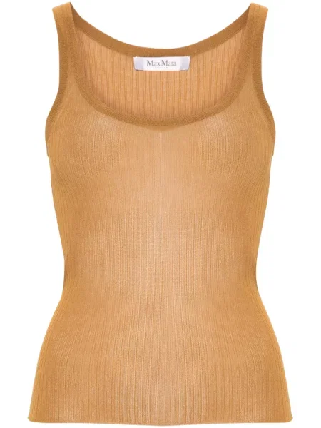 Top Max Mara transparente maro