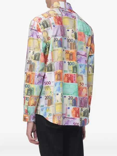 Cămașă Moschino cu imagine galben