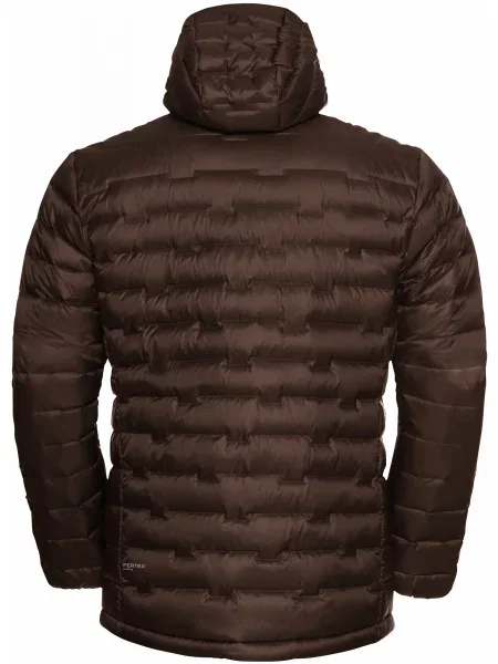 Пуховик Jack Wolfskin коричневый