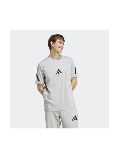 Tričko Adidas sivá
