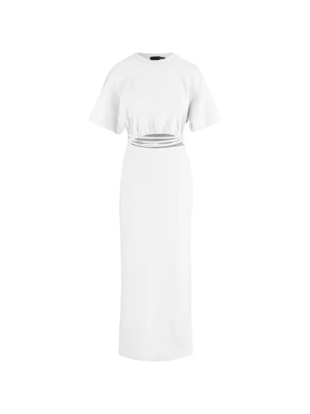 Rochie Pinko plic alb
