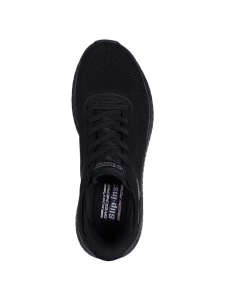 SKECHERS Rövid szárú sportcipők BOB SQUAD CHAOS SOLID STEP' fekete