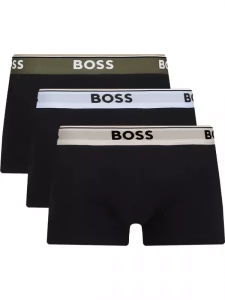 BOSS BLACK 3 db-os boxeralsó szett Power fekete