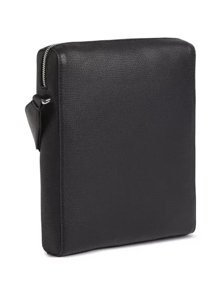 Crossbody torba Calvin Klein s autogramom crna