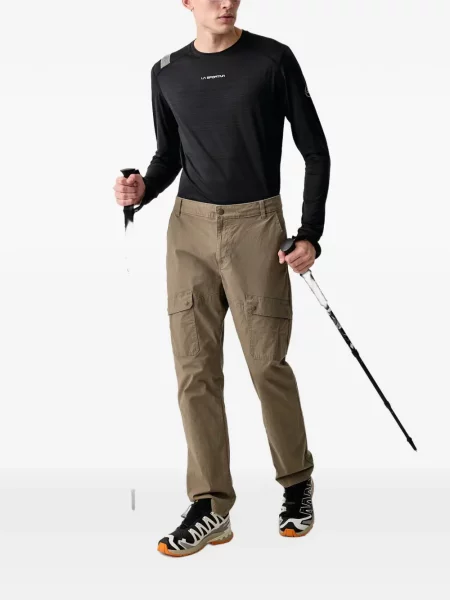 Lung tricou La Sportiva cu imagine negru
