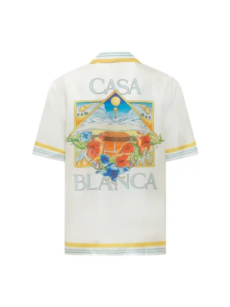 Koszula Casablanca z kołnierzem biała