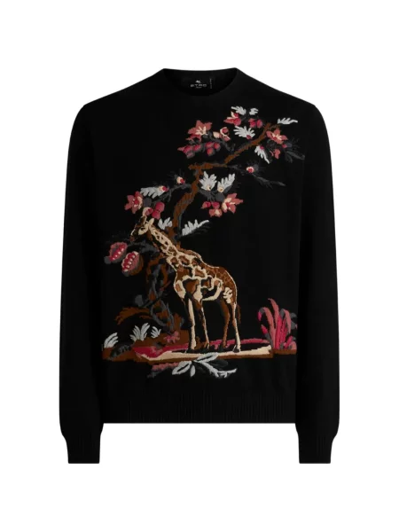 Pulover Etro de lână negru