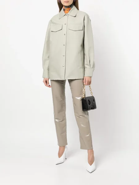 Geacă cămașă Off-white alb