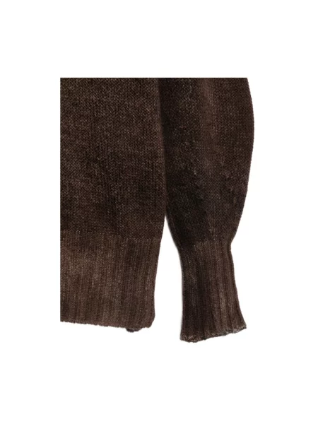 Dzianinowy sweter Avant Toi brązowy