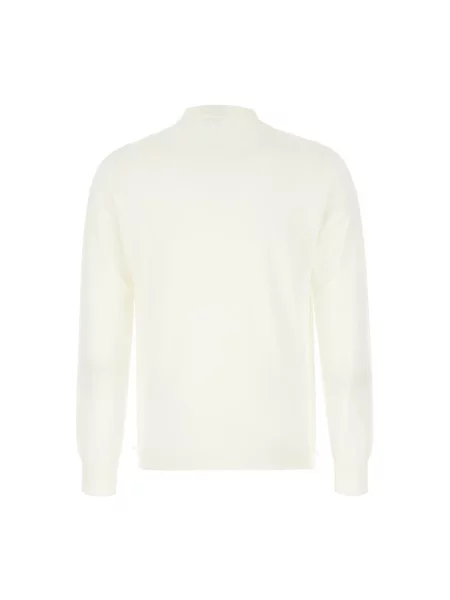 Sweter z golfem Maison Margiela wełniany do golfa biały