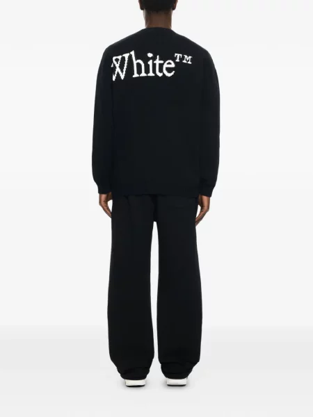 Pulover Off-white alb