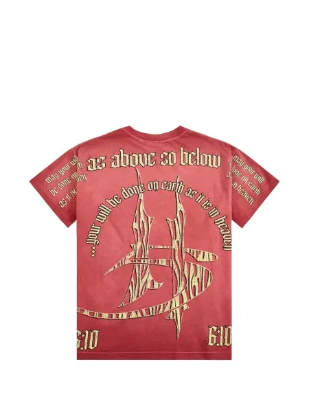 Tricou Hellstar cu imagine roșu