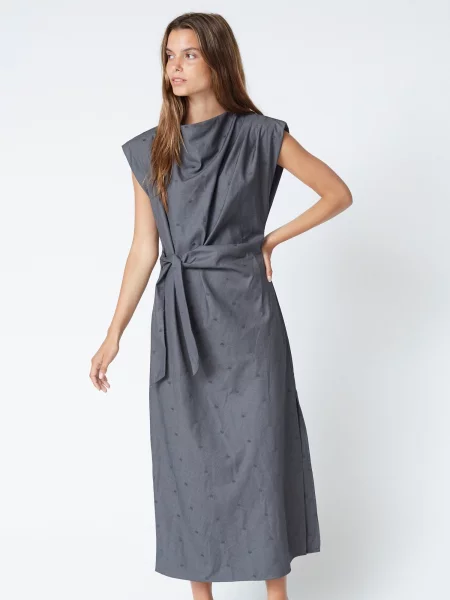 Co'couture Rochie Saga' gri
