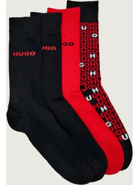 Hugo Bodywear Șosete 4P GIFT TORTUGA CC negru