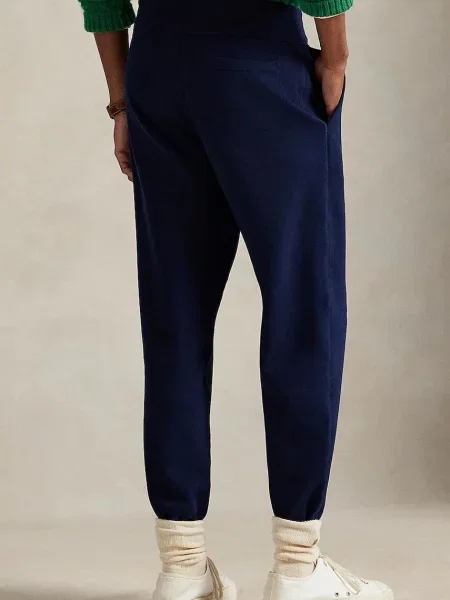 Fleecová mikina Polo Ralph Lauren modrá