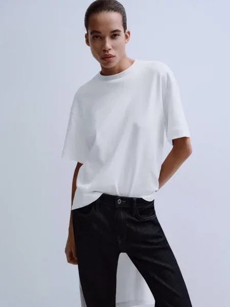 Футболка MANGO білий