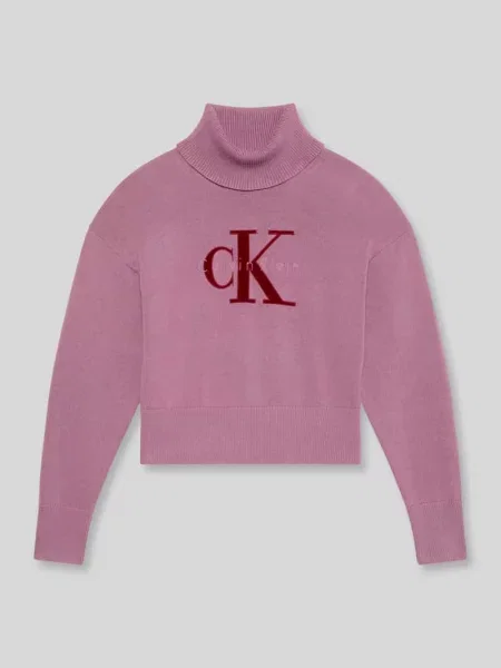 Sweter w kroju regular fit z czystej bawełny Calvin Klein Jeans