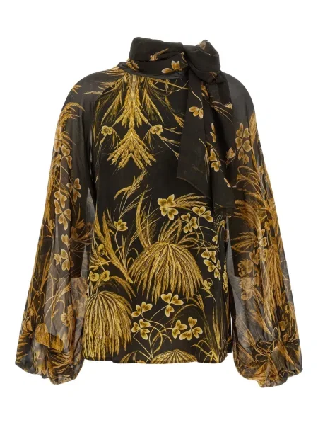 Bluză F.r.s For Restless Sleepers cu model floral cu imagine negru