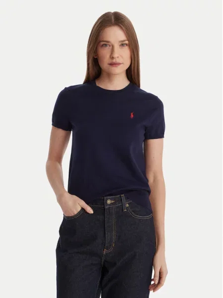 Polo Ralph Lauren Pulover mornarsko plava crvena