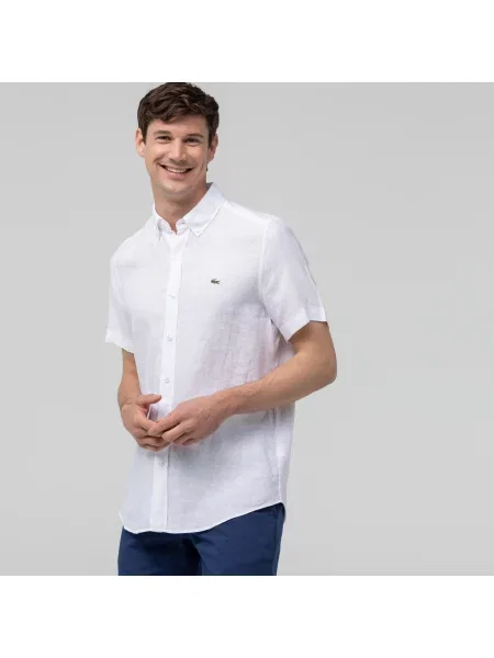 Lacoste сорочка чоловіча біла