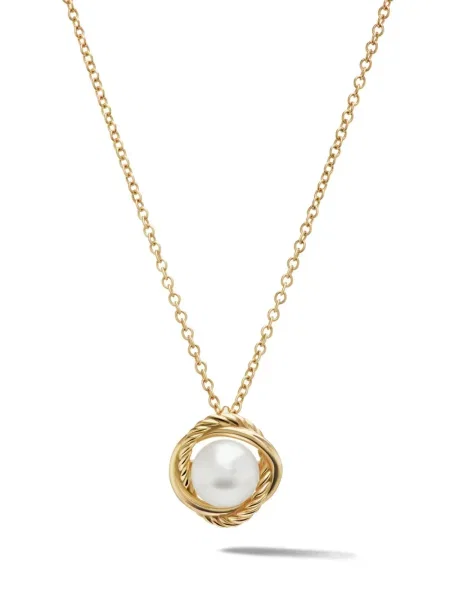 Colier David Yurman cu perle galben