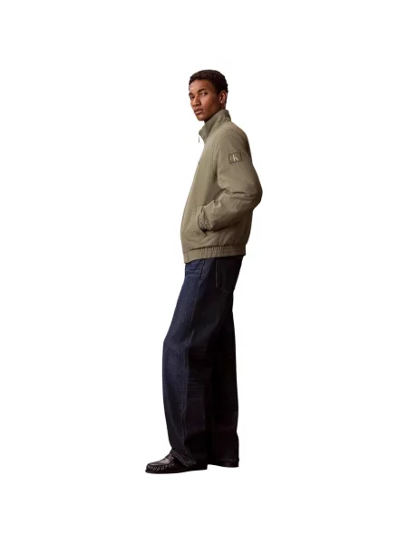 Geacă de blugi Calvin Klein Jeans verde