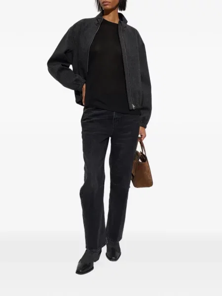 Lung tricou Agolde negru