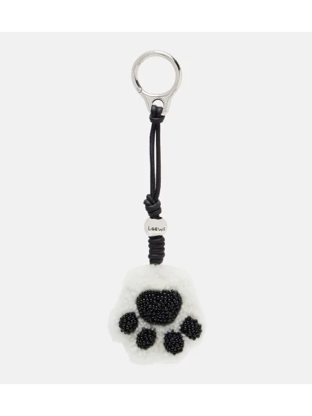 Pandantiv Loewe din piele negru