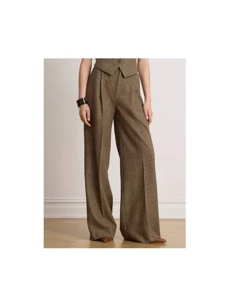 Spodnie Ralph Lauren brązowe