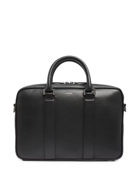 Geantă pentru laptop Lancel din piele negru