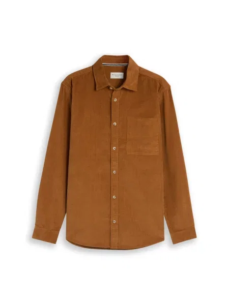 TOM TAILOR Cămașă caramel maro