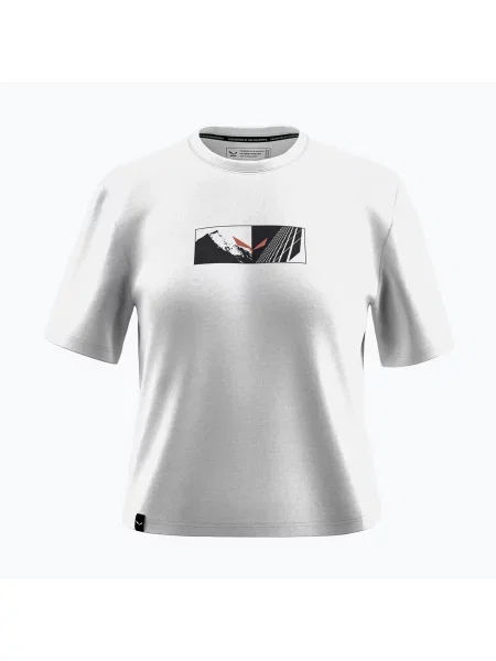 Koszulka Salewa Eagle Hybrid Loose optical white biała