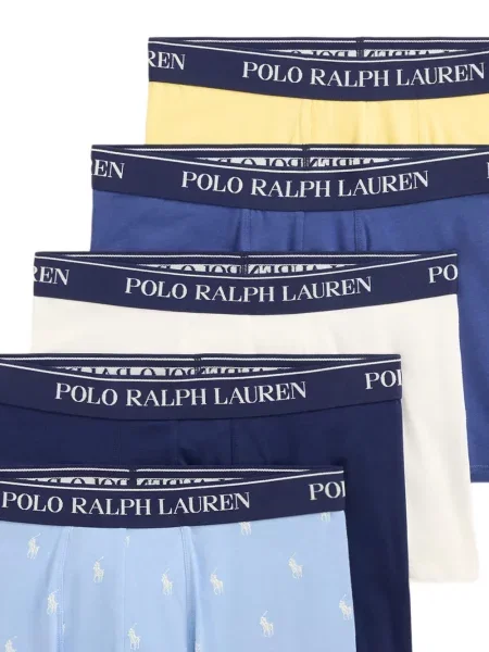Καρό σλιπ σετ Polo Ralph Lauren με βολάν φανελένια πράσινο