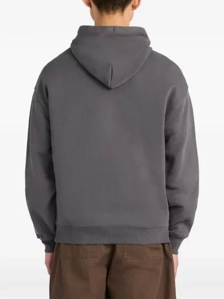 Hanorac cu glugă Lyle & Scott cu autograf gri