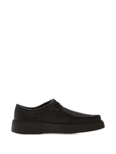 Pantofi derby Clarks cu șireturi din dantelă negru
