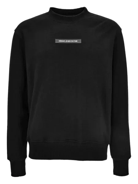 Hanorac Versace Jeans Couture cu broderie negru