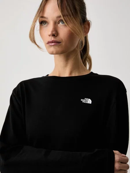 The North Face блуза с дълги ръкави дамска от Essential черно