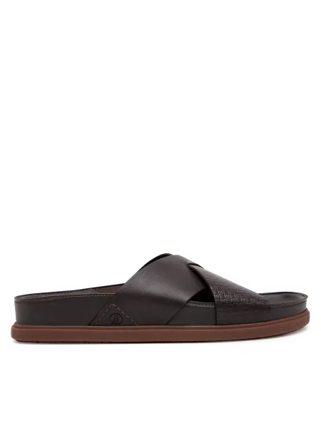 Sneakers Clarks Torford Cross Brown Leather EUR 42 καφέ