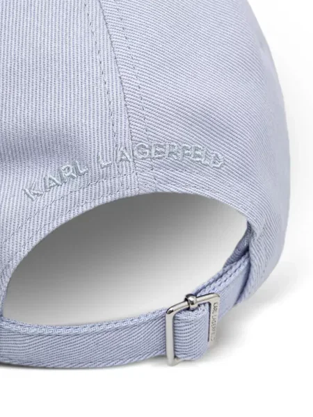 Șapcă Karl Lagerfeld cu broderie albastru