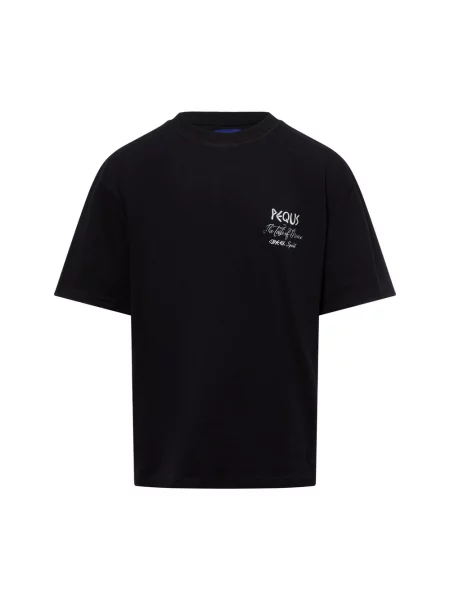 PEQUS Koszulka Mężczyźni czarny|biały S biała