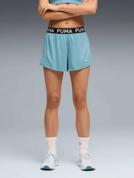 Трикотажные короткий спортивные шорты Puma синие