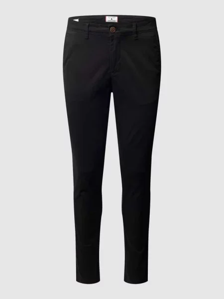 Chinosy o kroju slim fit z dodatkiem streczu Jack & Jones czarne