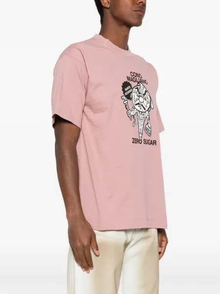 Tricou grafic Magliano cu imagine roz