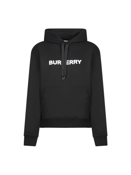 Bluza z kapturem Burberry z logo czarna