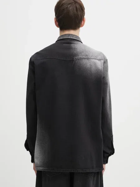 Maison Margiela cămașă jeans regular negru