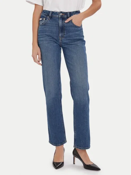Calvin Klein Jeans Džínsy Straight Fit modrá